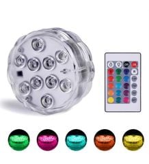 SU ALTI KUMANDALI RGB NARGİLE Akvaryum Havuz Gece Lambası Dekor LED IŞIĞI