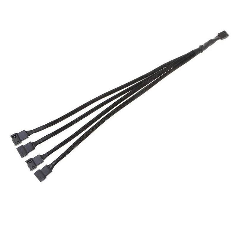 4 Pin Fan Çoklayıcı Y PWM Çoklayıcı Splitter Kablosu 4 Port