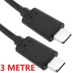 Type C To Type Erkek Erkek Data Şarj Kablosu 3 Metre