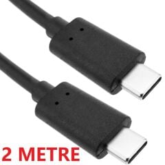 Type C To Type Erkek Erkek Data Şarj Kablosu 2 Metre