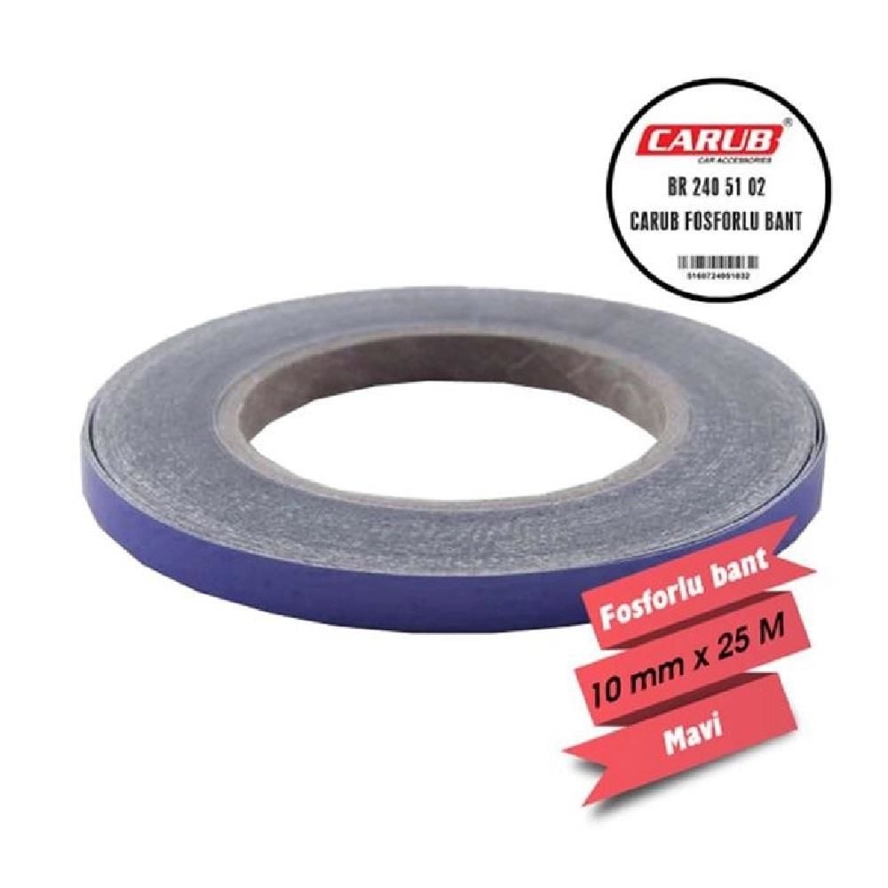 Fosforlu Bant 1 cmx 25 M Mavi