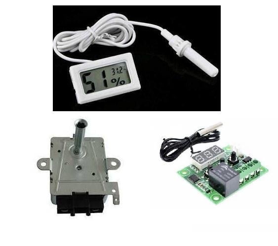Kuluçka Set Nem Ölçer ,Termostat, Çevirme Motoru