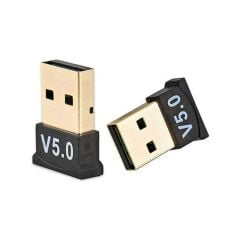 Bluetooth 5.0 Adaptör 5.0 Mini Dongle USB Alıcı Verici