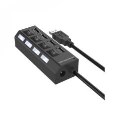 4 Port Usb 2.0 Çoklayıcı Hub Anahtarlı Işıklı On Off Düğmeli