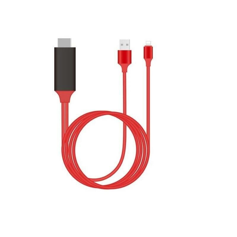 Lightning Hdmi Çevirici Dönüştürücü Tv Kablosu (iPhone 5/6/7/8/X/Xr/Xs Plus İçin)