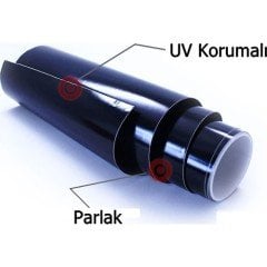 Parlak Siyah Kaplama Folyosu 122 cm x 1 Metre