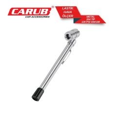 CARUB Lastik Hava Ölçer Metal 204 Tip 120Psi Vakum
