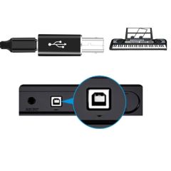 Type C To Usb B Midi Klavye Yazıcı Printer Çevirici Dönüştürücü Adaptör