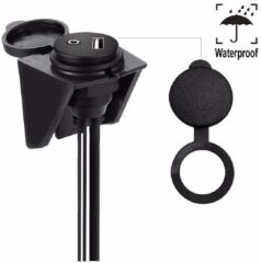 4825 Usb 2Rca 3.5mm Aux Araç İçi Kontrol Paneli Uzatma Ek Kablosu