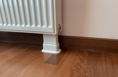 5 Adet Ayarlanabilir Çiftli Petek Boru Kılıfı – Beyaz Radyatör Boru Gizleme