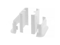 5 Adet Ayarlanabilir Çiftli Petek Boru Kılıfı – Beyaz Radyatör Boru Gizleme