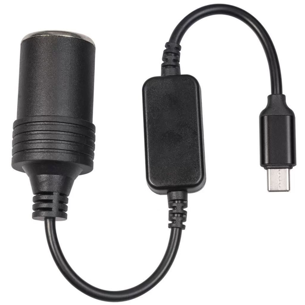 Type-c 5 Volt To 12 Volt Çakmak Fi̇ş Çevi̇ri̇ci̇