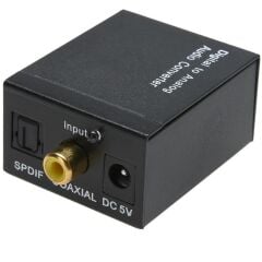 5057 Dijital To Analog 3.5mm Optik Ses Tos Çevirici Dönüştürücü Adaptör