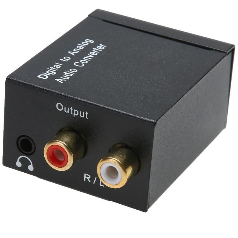 5057 Dijital To Analog 3.5mm Optik Ses Tos Çevirici Dönüştürücü Adaptör