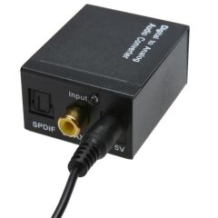 5057 Dijital To Analog 3.5mm Optik Ses Tos Çevirici Dönüştürücü Adaptör