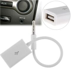 USB TO AUX KABLO STEREO DİŞİ SES 3.5MM MP3 PLAYER TELEFON OTG KULAKLIK