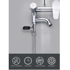 Dijital Duş Termometresi Hafızalı