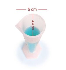 ISOLAB 100ml Plastik Mezür Mavi Skala