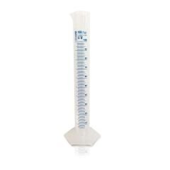 ISOLAB 100ml Plastik Mezür Mavi Skala