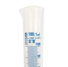 ISOLAB 100ml Plastik Mezür Mavi Skala