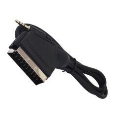 3.5 Mm Stereo Erkek/scart Kablo 1.2 Metre Scart To 3.5mm Uzun Jack Uydu Alicisi Av Kablo