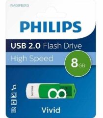 PHİLİPS VİVİD FM08FD05B/00 8GB USB 2.0 FLASH BELLEK