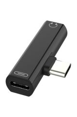 Type C To 3.5mm Stereo Kulaklık Aux Şarj Çevirici Dönüştürücü Adaptör