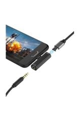 Type C To 3.5mm Stereo Kulaklık Aux Şarj Çevirici Dönüştürücü Adaptör