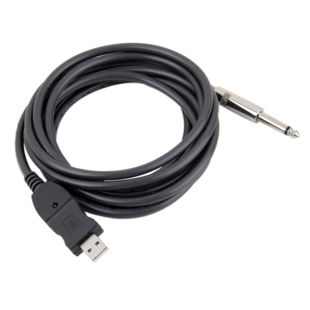 4844 6.3Mmu Jack To Çevirici Usb Gitar Guitar Adaptör Kablosu