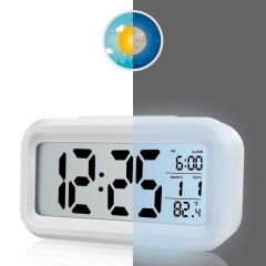 4'ü 1 Arada Dijital Masa Saati (Saat, Takvim, Termometre, Alarm)