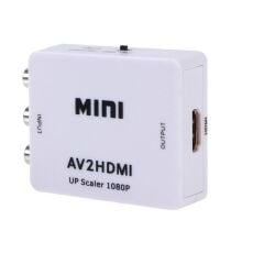 Rca Av To Hdmi Çevirici  + Hdmi Kablo + Rca Kablo