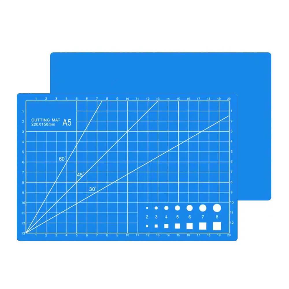 A5 Boy Mavi Kesme Matı (22x15 cm) – Dayanıklı Kesim Altlığı