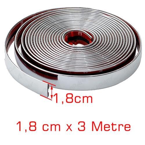 18 mm 3 Metre Nikelajlı Krom Çita 5 Metre