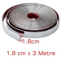 18 mm 3 Metre Nikelajlı Krom Çita 5 Metre