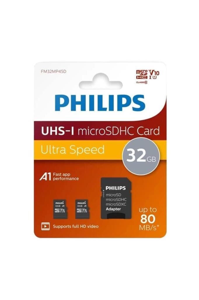 FM32MP45D/00 32GB Class10 UHS-I U1 TF Adaptörlü Micro SDHC Hafıza Kartı (2'li Paket)