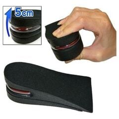 Hava Yastıklı Tabanlık (5 CM) (SİYAH)