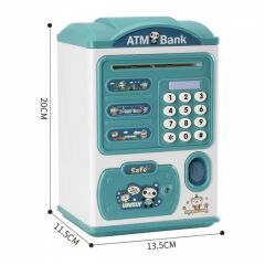 Dijital Şifreli Kasa Kumbara Mini Atm Parmak İzi Görünüm