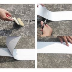 2m X 10cm Çamur Bant Alüminyum İzolasyon Tamir Çatlak Bantı