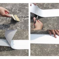 2m X 10cm Çamur Bant Alüminyum İzolasyon Tamir Çatlak Bantı