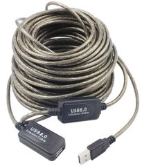 Aktif USB Dişi Erkek Uzatıcı Uzatma Ek Kablosu 20 Metre