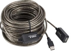 Aktif USB Dişi Erkek Uzatıcı Uzatma Ek Kablosu 20 Metre