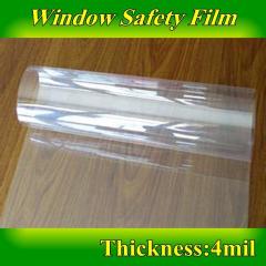 Güvenlik Şeffaf Cam Filmi Kırılmaz 4 Mil