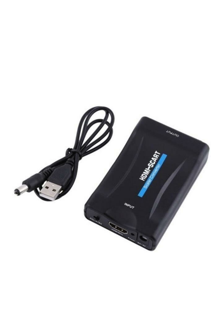 Hdmi To Scart Av Video Tv Çevirici Dönüştürücü Adaptör