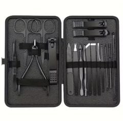 Paslanmaz Çeli̇k 18in1 Profesyonel Mani̇kür Tirnak Bakim Seti̇