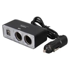 12-24v Çi̇ft Usb Gi̇ri̇şli̇ 100w 70cm Kablolu 3'lü Araç Çakmak Çoklayici