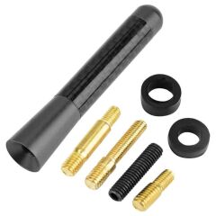 Uni̇versal Mavi̇ Karbon Fi̇ber Oto Çubuk Radyo Anteni̇ 12 Cm