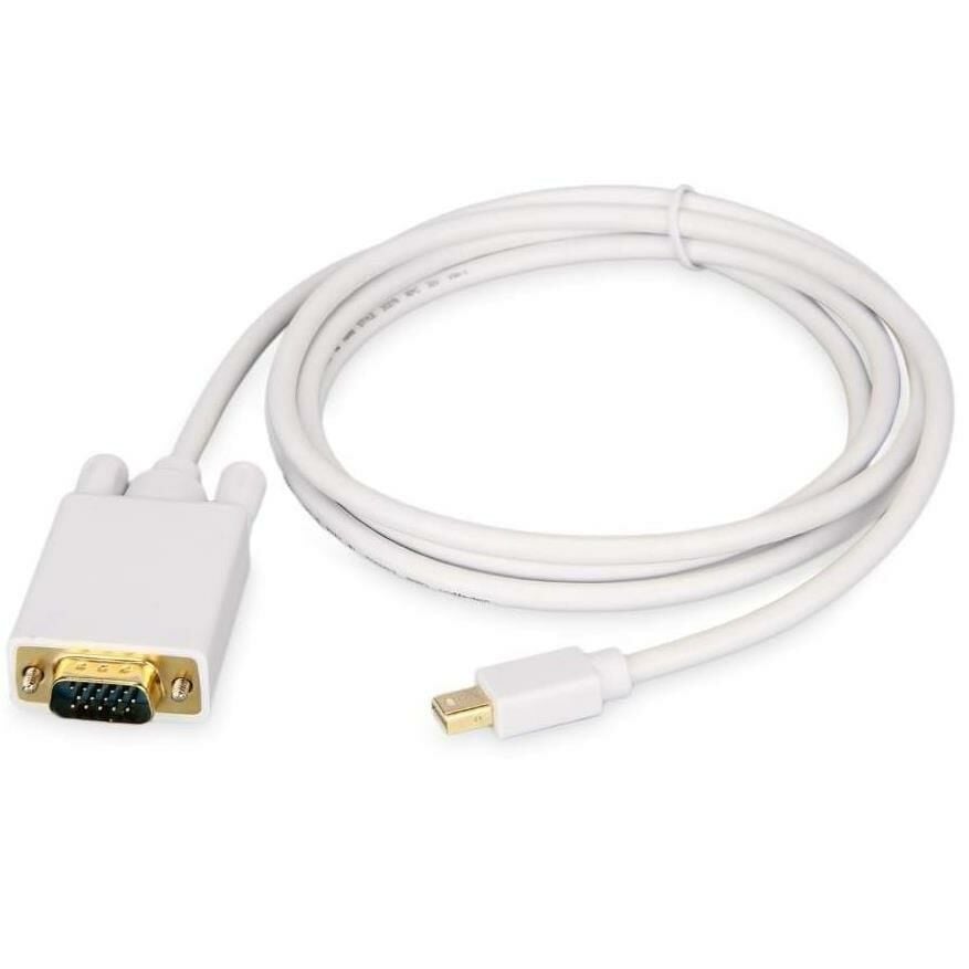 Mini Displayport To Vga Çevirici Dönüştürücü Adaptör Thunderbolt Kablosu 1.8M