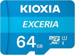 KIOXIA EXCERIA 64GB microSDXC Hafıza Kartı – UHS-I, R100MB/s okuma
