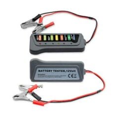 Akü Test Cihazı 12V Batarya Test Cihazı - Akü Ölçme Cihazı - Led Göstergeli