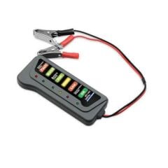 Akü Test Cihazı 12V Batarya Test Cihazı - Akü Ölçme Cihazı - Led Göstergeli